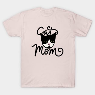 Tuxedo Cat Mom T-Shirt